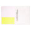 Фото Папка с метал.пруж.скоросш. Бюрократ Double Neon DNE07PYEL A4 пластик 0.7мм карм.прод.внут. желтый. Интернет-магазин Vseinet.ru Пенза