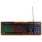 Фото № 14 Клавиатура Гарнизон GK-320G черная с оранжевым проводная, USB, 