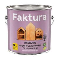 Фото Покрытие Faktura защитно-декоративное для древесины тик (2,5 л. Ярославль). Интернет-магазин Vseinet.ru Пенза