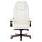 Фото № 4 Кресло руководителя Бюрократ T-9923WALNUT/IVORY слоновая кость кожа крестовина дерево