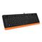 Фото № 3 Клавиатура + мышь A4 Fstyler F1010 клав:черный/оранжевый мышь:черный/оранжевый USB