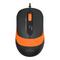 Фото № 5 Клавиатура + мышь A4 Fstyler F1010 клав:черный/оранжевый мышь:черный/оранжевый USB