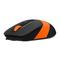 Фото № 7 Клавиатура + мышь A4 Fstyler F1010 клав:черный/оранжевый мышь:черный/оранжевый USB