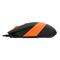 Фото № 9 Клавиатура + мышь A4 Fstyler F1010 клав:черный/оранжевый мышь:черный/оранжевый USB