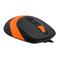Фото № 32 Клавиатура + мышь A4 Fstyler F1010 клав:черный/оранжевый мышь:черный/оранжевый USB