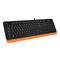 Фото № 35 Клавиатура + мышь A4 Fstyler F1010 клав:черный/оранжевый мышь:черный/оранжевый USB