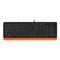 Фото № 36 Клавиатура + мышь A4 Fstyler F1010 клав:черный/оранжевый мышь:черный/оранжевый USB