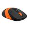 Фото № 30 Клавиатура + мышь A4 Fstyler FG1010 клав:черный/оранжевый мышь:черный/оранжевый USB беспроводная