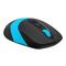 Фото № 10 Клавиатура + мышь A4 Fstyler FG1010 клав:черный/синий мышь:черный/синий USB беспроводная