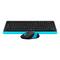 Фото № 31 Клавиатура + мышь A4 Fstyler FG1010 клав:черный/синий мышь:черный/синий USB беспроводная
