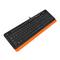 Фото № 3 Клавиатура A4Tech FK10 черная с оранжевым проводная, USB, 