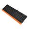 Фото № 4 Клавиатура A4Tech FK10 черная с оранжевым проводная, USB, 