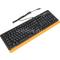 Фото № 17 Клавиатура A4Tech FK10 черная с оранжевым проводная, USB, 