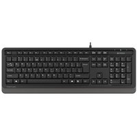Фото Клавиатура A4Tech FK10 черная с серым проводная, USB, . Интернет-магазин Vseinet.ru Пенза