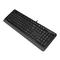 Фото № 1 Клавиатура A4Tech FK10 черная с серым проводная, USB, 