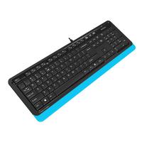 Фото Клавиатура A4Tech FK10 черная с синим проводная, USB, . Интернет-магазин Vseinet.ru Пенза