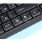 Фото № 14 Клавиатура A4Tech FK10 черная с синим проводная, USB, 