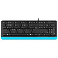 Клавиатура A4Tech FK10 проводная, USB, черная с синим. Интернет-магазин Vseinet.ru Пенза