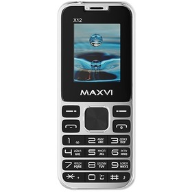 Фото Сотовый телефон MAXVI X12 32Гб металлик с серебристым. Интернет-магазин Vseinet.ru Пенза
