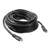 Фото Кабель аудио-видео BURO HDMI (m) - HDMI (m) , ver 2.0, 10м, GOLD черный [bhp hdmi 2.0-10]. Интернет-магазин Vseinet.ru Пенза
