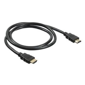 Фото Кабель аудио-видео BURO HDMI (m) - HDMI (m) , ver 2.0, 1м, GOLD черный [bhp hdmi 2.0-1]. Интернет-магазин Vseinet.ru Пенза