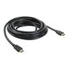 Фото Кабель аудио-видео BURO HDMI (m) - HDMI (m) , ver 2.0, 5м, GOLD черный [bhp hdmi 2.0-5]. Интернет-магазин Vseinet.ru Пенза