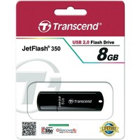 Флешка Transcend JetFlash 350 8Гб, USB 2.0, черный (TS8GJF350). Интернет-магазин Vseinet.ru Пенза