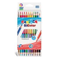 Фото Карандаши цветные Carioca Bicolor 42991 12цв. карт.кор.. Интернет-магазин Vseinet.ru Пенза