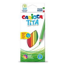 Фото Карандаши цветные Carioca Tita 42793 шестигран. 3мм карт.кор. (12шт). Интернет-магазин Vseinet.ru Пенза