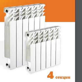 Фото CN-RA Радиатор алюминиевый RADENA 500/100 4 секций. Интернет-магазин Vseinet.ru Пенза