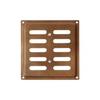 Фото Решетка 150х150 регулируемая (коричневый металлик) "ДОМАРТ". Интернет-магазин Vseinet.ru Пенза