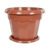 Фото Горшок цветочный "Гармония" 4,0л. с поддоном (коричневый) (уп.20) М1576 г.Октябрьский. Интернет-магазин Vseinet.ru Пенза