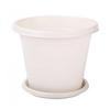 Фото Горшок цветочный "Эконом" 3л с поддоном (белый) (уп.30) М7255 г.Октябрьский. Интернет-магазин Vseinet.ru Пенза