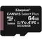 Фото № 1 Карта памяти MicroSDXC 64 Gb Kingston class 10 100Mb/s б/ад Canvas Select Plus / SDCS2/64GBSP