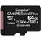 Фото № 3 Карта памяти MicroSDXC 64 Gb Kingston class 10 100Mb/s б/ад Canvas Select Plus / SDCS2/64GBSP