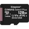 Фото № 0 Карта памяти MicroSDXC 128 Gb Kingston class10 100Mb/s б/ад Canvas Select Plus / SDCS2/128GBSP