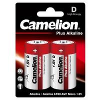 Фото CAMELION LR20 Plus Alkaline BL-2 (LR20-BP2, батарейка (цена за 1 шт.). Интернет-магазин Vseinet.ru Пенза