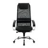 Фото Кресло руководителя Бюрократ CH-609SL/BLACK спинка сетка черный TW-01 TW-11 искусст.кожа/ткань крестовина хром. Интернет-магазин Vseinet.ru Пенза