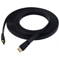 Кабель HDMI Ver.1.4 FLAT Silver jack HDMI(19pin)/HDMI(19pin) (10м) Позолоченные контакты. Интернет-магазин Vseinet.ru Пенза