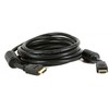Фото Кабель HDMI Ver.1.4 Silver/gold jack HDMI(19pin)/HDMI(19pin) (10м) феррит.кольца Позолоченные контакты. Интернет-магазин Vseinet.ru Пенза