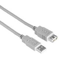 Кабель Hama H-30619 USB 2.0 A-A (m-f) удлинительный 1.8 м серый. Интернет-магазин Vseinet.ru Пенза
