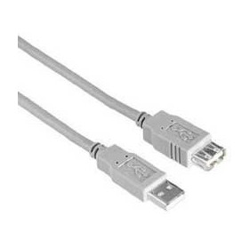 Кабель Hama H-30619 USB 2.0 A-A (m-f) удлинительный 1.8 м серый. Интернет-магазин Vseinet.ru Пенза Фото Кабель Hama H-30619 USB 2.0 A-A (m-f) удлинительный 1.8 м серый. Интернет-магазин Vseinet.ru Пенза