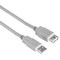 Фото № 0 Кабель Hama H-30619 USB 2.0 A-A (m-f) удлинительный 1.8 м серый