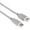 Фото № 1 Кабель Hama H-30619 USB 2.0 A-A (m-f) удлинительный 1.8 м серый