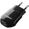 Фото № 1  Сетевое зарядное устройство Deppa 23123  черное, 1 А, USB 