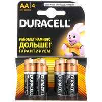 Батарея Duracell LR6-4BL Basic AA 4шт. Интернет-магазин Vseinet.ru Пенза