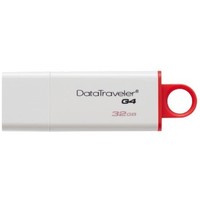 Флешка Kingston DataTraveler DTIG4 32Гб, USB 3.0, белая с красным (DTIG4/32GB). Интернет-магазин Vseinet.ru Пенза