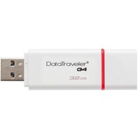 Флешка Kingston DataTraveler DTIG4 32Гб, USB 3.0, белая с красным (DTIG4/32GB). Интернет-магазин Vseinet.ru Пенза