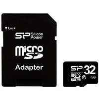 Карта памяти Silicon Power - micro SDHC 32Гб, Class 10, адаптер SD(SP032GBSTH010V10-SP). Интернет-магазин Vseinet.ru Пенза