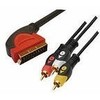 Фото Кабель Ningbo Scart (m) - 3xRCA "тюльпан"(m) 2m. Интернет-магазин Vseinet.ru Пенза